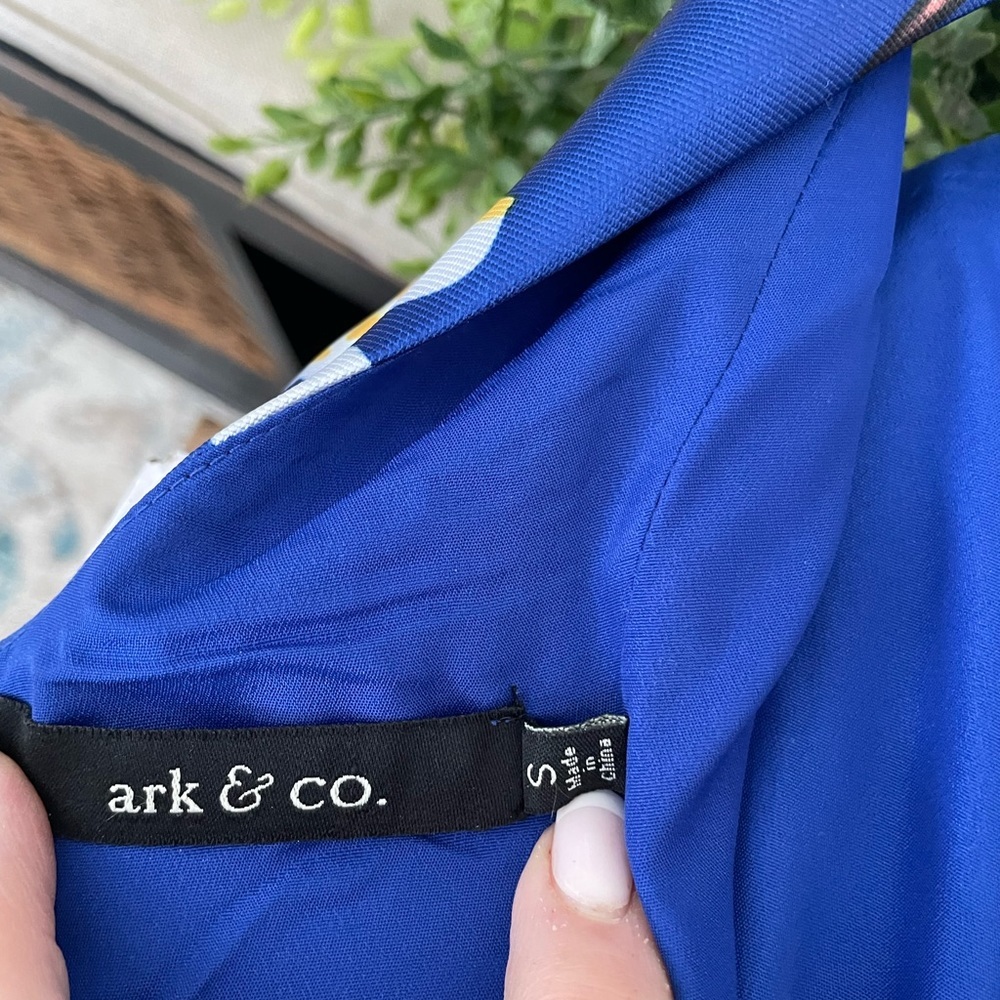 BRAND NEW BLUE FIT & FLARE COCKTAIL DRESS - Picture 4 of 4
